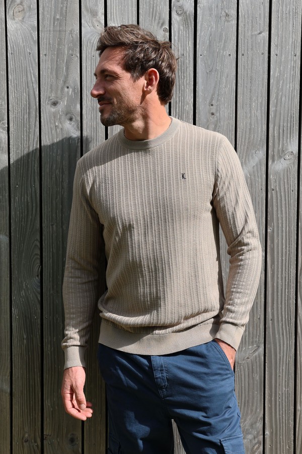 Afbeelding van 2501080800 - KN - Vertical - 194 - Seneca Rock - Heren - Trui  - Kultivate